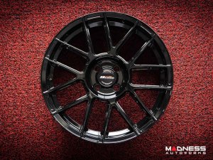 FIAT 500 Custom Wheels - 9esse - Fondmetal - Gloss Black - 17"